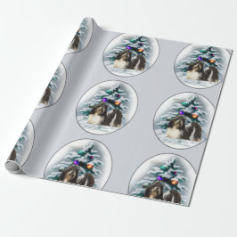 Shih Tzu Kerstmis Cadeaupapier