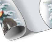 Shih Tzu Kerstmis Cadeaupapier (Rol Hoek)