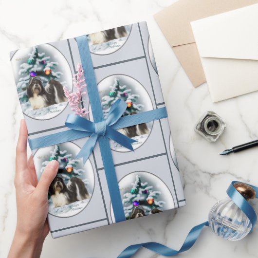 Shih Tzu Kerstmis Cadeaupapier (Geschenken)