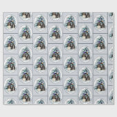 Shih Tzu Kerstmis Cadeaupapier (Vlak)