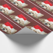 Shih Tzu Kerstmis Cadeaupapier (Hoek)
