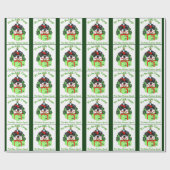 Shih Tzu Kerstmis Cadeaupapier (Vlak)