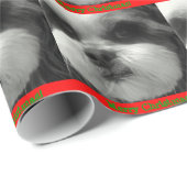 Shih tzu Kerstmis Cadeaupapier (Rol Hoek)