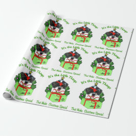 Shih Tzu Kerstmis Cadeaupapier