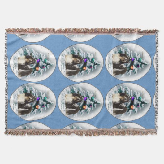 Shih Tzu Kerstmis Deken (Voorkant)