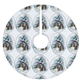 Shih Tzu Kerstmis Kerstboom Rok