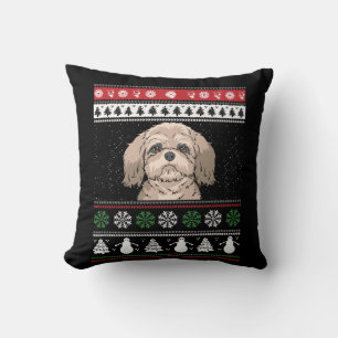 Shih Tzu Kerstmis Kussen