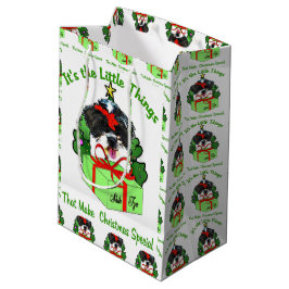Shih Tzu Kerstmis Medium Cadeauzakje