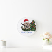 Shih tzu Kerstmis Ronde Klok (Huis)
