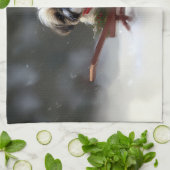 Shih Tzu Kerstmis sneeuw winter Theedoek (Gevouwen)