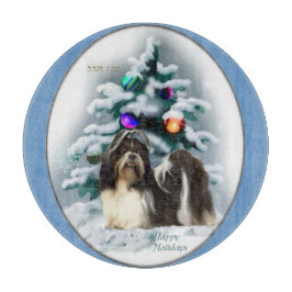 Shih Tzu Kerstmis Snijplank
