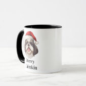 Shih Tzu kerstmuts Kersthond Mok (Voorkant links)