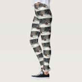 Shih Tzu Kerstsneeuw winter Leggings (Links)