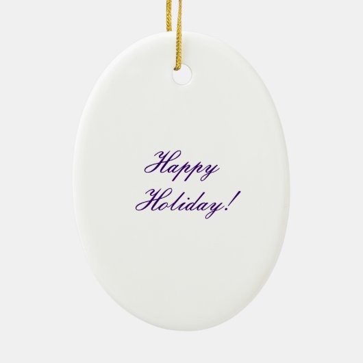 Shih Tzu kerstversiering Keramisch Ornament (Achterkant)