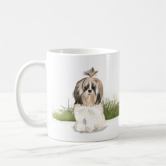 Shih Tzu Koffiemok (Links)