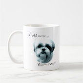 Shih Tzu koude neus warm hart Koffiemok (Links)