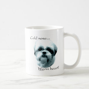 Shih Tzu koude neus warm hart Koffiemok