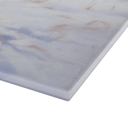 Shih Tzu Laat het sneeuwen Kerstmis Snijplank (Hoek)