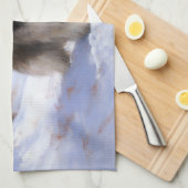 Shih Tzu Laat het sneeuwen Kerstmis Theedoek (Quarter Fold)