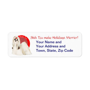 Shih Tzu labels