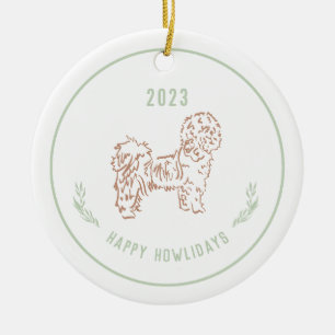Shih Tzu, Lhasa Apso Hondenvakantie Ornament
