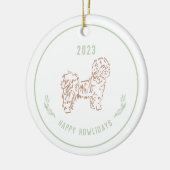 Shih Tzu, Lhasa Apso Hondenvakantie Ornament (Links)