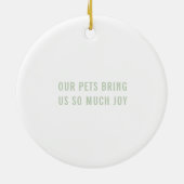 Shih Tzu, Lhasa Apso Hondenvakantie Ornament (Achterkant)