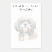 Shih Tzu-liefhebber gemerkte hond Post-it® Notes (Voorkant)