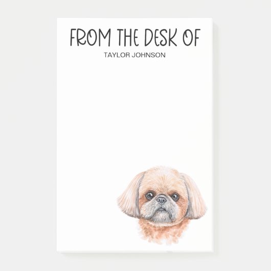 Shih Tzu liefhebber Post-it® Notes (Voorkant)