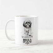 Shih Tzu Life is beter met aangepaste hondennaam Koffiemok (Links)