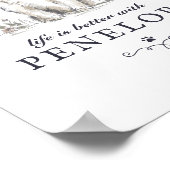 Shih Tzu Life Is Better With Custom Dog Name Poster (Hoek)