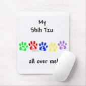 Shih Tzu loopt over je heen Muismat (Met muis)