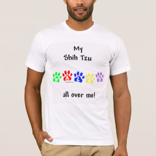 Shih Tzu loopt over je heen T-shirt