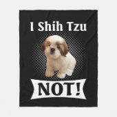 Shih Tzu Love Cute Funny Shih Tzu Fleece Deken (Voorkant)