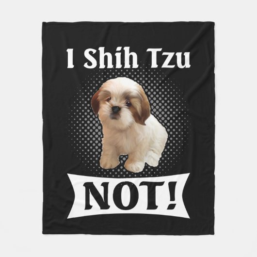Shih Tzu Love Cute Funny Shih Tzu Fleece Deken (Voorkant)