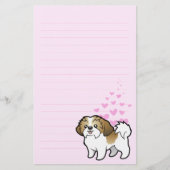 Shih Tzu Love (puppy cut) Briefpapier (Voorkant)