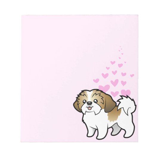 Shih Tzu Love (puppy cut) Notitieblok (Voorkant)