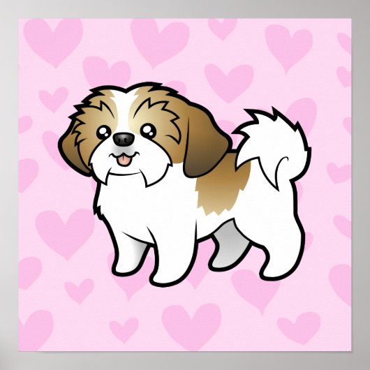 Shih Tzu Love (puppy cut) Poster (Voorkant)