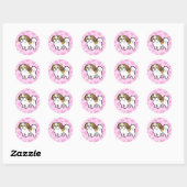 Shih Tzu Love (puppy cut) Ronde Sticker (Vel)