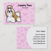 Shih Tzu Love (show cut) Visitekaartje (Voorkant / Achterkant)