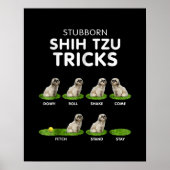 Shih Tzu Lover | Funny Shih Tzu Trick Dog Love Poster (Voorkant)