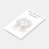 Shih Tzu Lover Monogrammed Dog Post-it® Notes (Schuin)