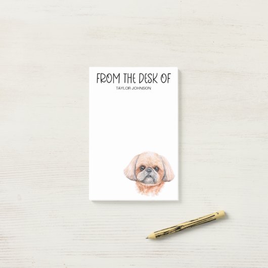 Shih Tzu Lover Post-it® Notes (Op bureau)