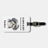 Shih Tzu Lover Schattige Bagagelabel (Voorkant horizontaal)