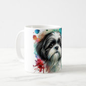 🐾 Shih Tzu Lovers, deze Mok is voor jou! 🐾 (Voorkant links)