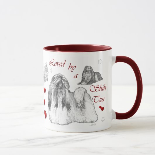 Shih Tzu Lovers Gifts Mok (Rechts)