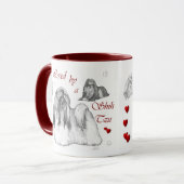 Shih Tzu Lovers Gifts Mok (Voorkant links)