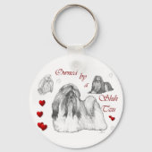 Shih Tzu Lovers Gifts Sleutelhanger (Voorkant)