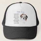 Shih Tzu Lovers Gifts Trucker Pet (Voorkant)