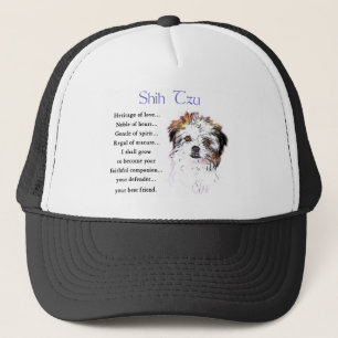 Shih Tzu Lovers Gifts Trucker Pet